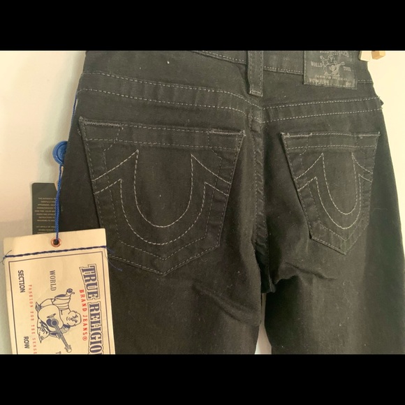 True Religion sz 25 Basic Black Skinny jeans NWT - Picture 7 of 8